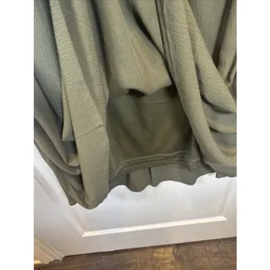 NWT Lane Bryant Size 14 Plus Crochet Olive Green Lined Midi Short Sleeve Dress‎ thumbnail 7