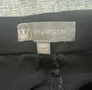Wit & Wisdom Ab'Solution High Waist Slim Straight Leg Raw Hem Jeans 14W thumbnail 3