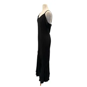 R&M RICHARDS Long Maxi Chiffon Beaded Spaghetti Strap Cocktail Dress thumbnail 8