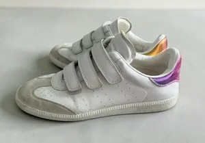 ISABEL MARANT White Leather LowTop Sneakers Size 30 / US 10 thumbnail 1