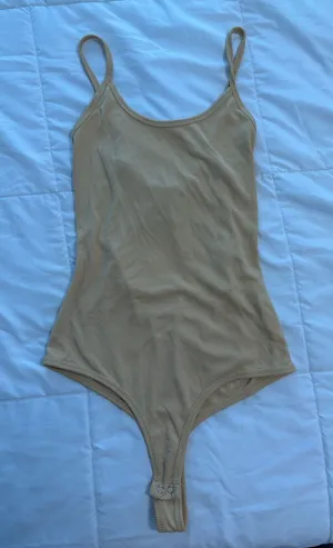 Lane 201 Yellow Strappy Back bodysuit thumbnail 1