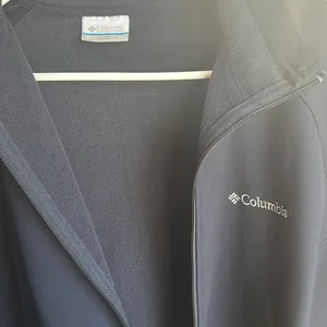 Columbia navy blue zip up softshell jacket with pockets size XL thumbnail 6