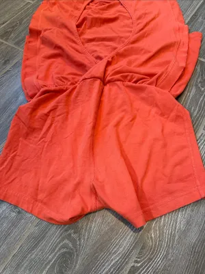 FP movement Free People hot shot romper size extra small XS EUC coral/orange/red thumbnail 7
