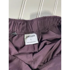 Gymshark Womens Training Shorts Purple Plum Elastic Waist Pockets Size L thumbnail 5