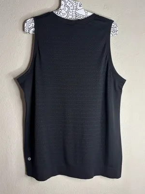 Lululemon Breeze By Muscle Tank black size 12 thumbnail 3