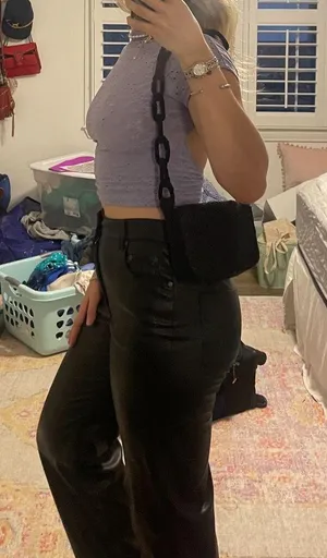 Zara Leather Pants thumbnail 1