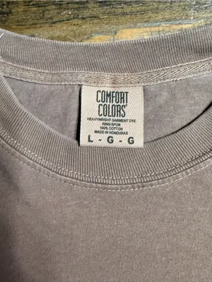 Comfort Colors Women's Short Sleeve Tee with COFFEE Graphic in Brown thumbnail 2