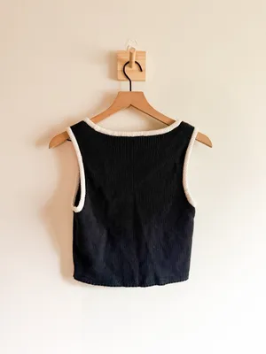 Abercrombie & Fitch Button Down Sweater Vest Size XS thumbnail 4