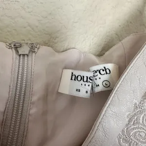 HOUSE OF CB 'Antonella'‎ Off White Vegan Leather Corset NWOT sise L thumbnail 7