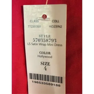 White House Black Market Women Waist Wrap Dress Hollywood Sz 4 nwt (0443) thumbnail 9