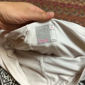 Lucky In Love Layered Mini Skort Skirt Golf Tennis Athletic Pickleball Flare thumbnail 3