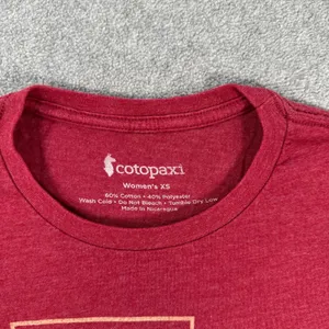 Cotopaxi One Utah Tee Shirt Women's XS Red Short Sleeve Crew Neck Llama Graphic thumbnail 3
