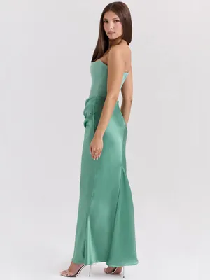 House of CB ‘Persephone’ Jade Strapless Maxi Dress NWOT size M D-DD thumbnail 8
