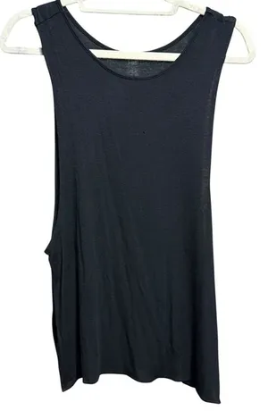 Brandy Melville Black Tank Top with open sides‎ one size thumbnail 1
