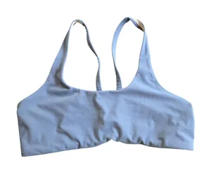 Vuori Light Blue Yosemite Sports Bra Size: L thumbnail 1