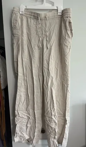 Old Navy Linen Pants Wide-Leg thumbnail 1