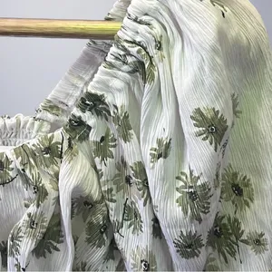 Abercrombie & Fitch floral puff sleeve crop top thumbnail 5