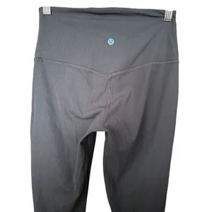 Lululemon Align Ribbed Mini Flared Pants *Extra Short  Espresso Women's Size 6 thumbnail 4