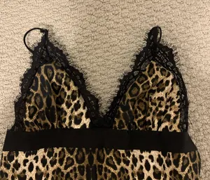 Hazel Boutique Cheetah print Bodysuit thumbnail 4