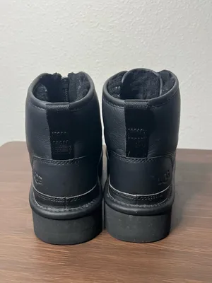 UGG Matte Black Neumel Platform Zip Up Boots Size 5 thumbnail 5