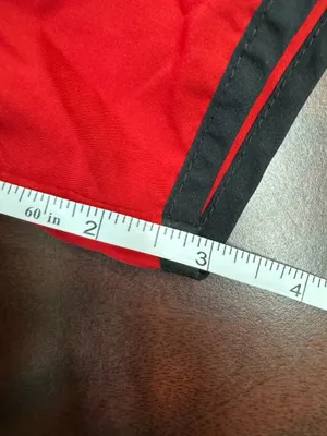 Nike Dri-Fit Red and White Athletic Shorts Size Small thumbnail 6