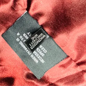 Wilson's Leather brown / red long sleeve soft jacket coat genuine leather large thumbnail 10