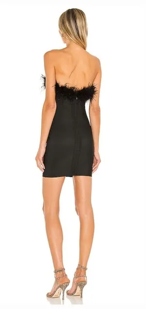 Superdown Ramona Bustier Dress in Black XL thumbnail 2