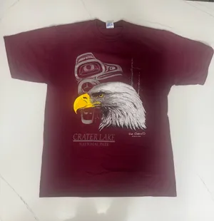 Jerzees Vintage 1991 Crater Lake National Park Eagle Tee 🦅 thumbnail 1