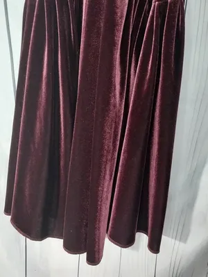 Free People Nightshade Backless Velvet & Lace Fit & Flare Skater Mini Dress thumbnail 8