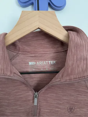 Ariat Women’s Medium Ladies Laguna 2.0 1/4 Zip Top Twilight Mauve Outdoor thumbnail 3