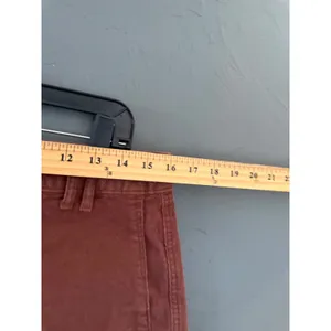 American Eagle‎ Rust Brown Corduroy Super Hi-Rise Button Front Mini Skirt 10 thumbnail 4