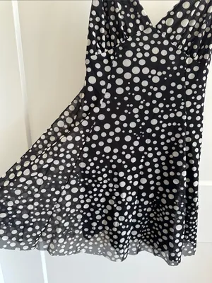 Zara flowy polka dot sun dress thumbnail 2