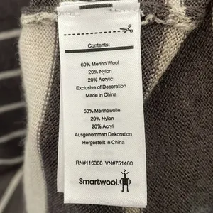 Smartwool Merino Striped V Neck Sweater Medium thumbnail 5