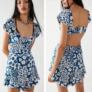 Free People Vallis Floral Romper thumbnail 2