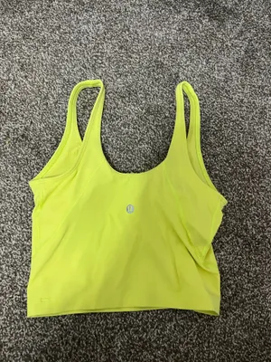Neon Yellow Lululemon Align Tank thumbnail 2
