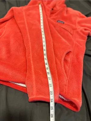 Patagonia Re-Tool Snap-T Sz:XL Pullover coral Polartec fleece chest pocket Soft. thumbnail 5