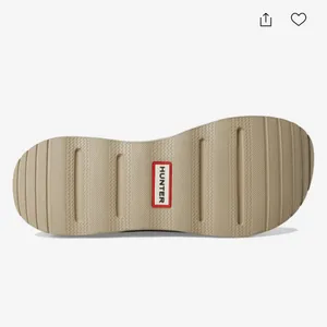 Hunter Beige Rubber Slide Sandals with Logo thumbnail 2