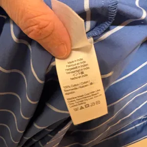 NWT J.Crew Blue & White Striped Belted Midi Dress thumbnail 8