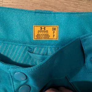 Under Armour Turquoise Blue Storm Ski Flared Snow Pants Size Small thumbnail 6
