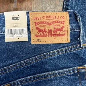 Levi’s High Rise Straight Leg Denim Distressed Jeans thumbnail 5