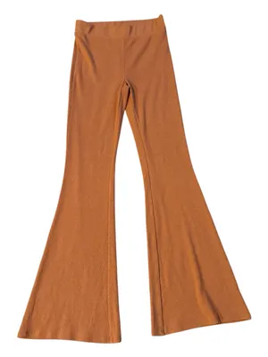 aerie Flared Leggings in Rust Orange thumbnail 1