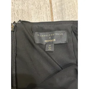 Michael Costello x Revolve Sierra Beaded Mini Skirt Black Size Medium thumbnail 5