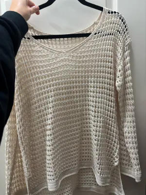 Beach cover up long sleeve thumbnail 1
