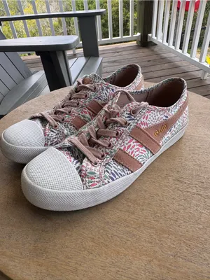 Gola Coaster‎ Liberty SIH Floral Sneakers Women’s US 6 Canvas Suede thumbnail 4
