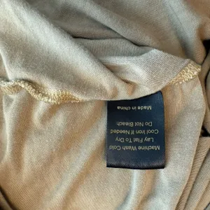 Anthropologie POL Distressed‎ V-Neck Tee Sz LG Tan Stretchy Long Lightweight thumbnail 5