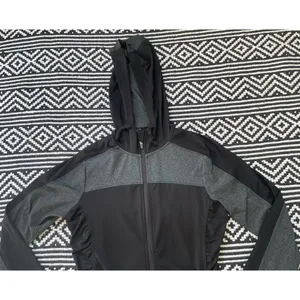 Xersion Black & Grey Colorblock Athletic Zip Up  thumbnail 10