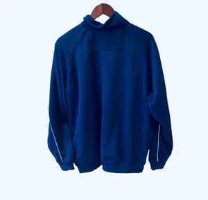 Antigua Milwaukee Brewers MLB Pull Over 1/2 Zip Sweatshirt Shirt Blue Gray Embroidered L thumbnail 3