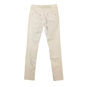 Puzzle Jeans Womens White Skinny Denim Pants Double Button‎ Mid Rise 27x29.5 thumbnail 2