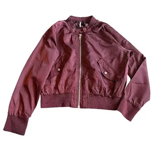 Free People Midnight Bomber Jacket Zip-Down Lightweight Windbreaker Size Small thumbnail 1