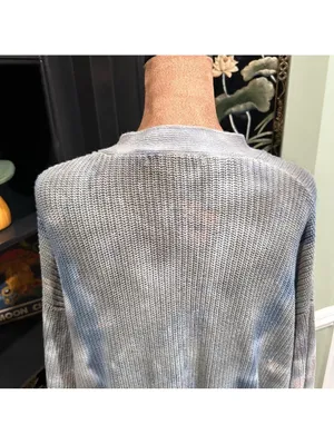 Young Fabulous & Broke Indie Distressed Cardigan Sweater Size M/L thumbnail 10